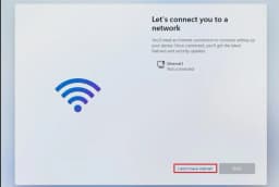 How to bypass internet connection and install Windows 11